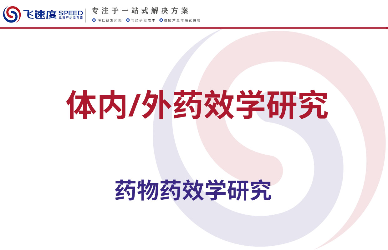 体内/外药效学研究