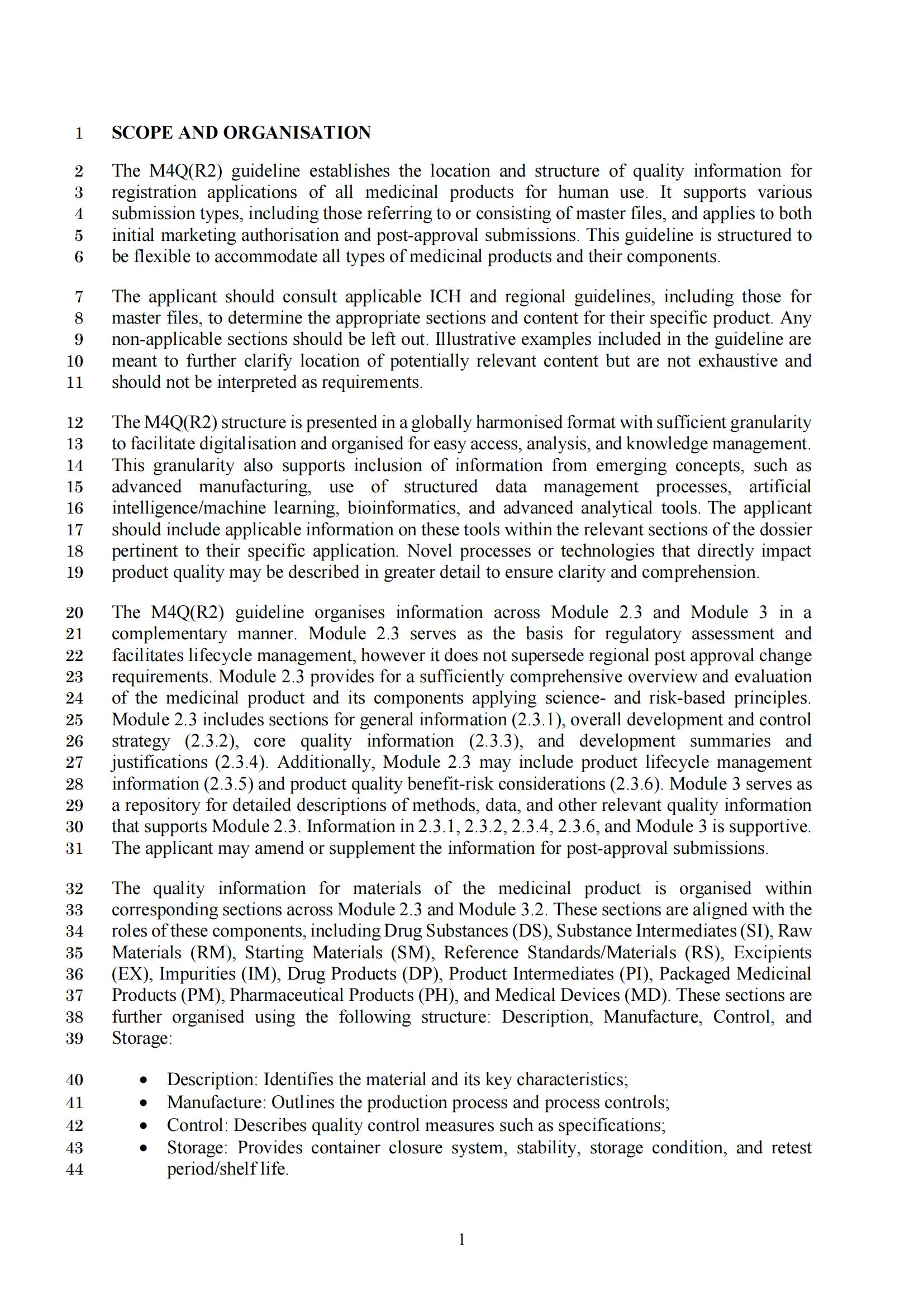 M4Q(R2)《人用药品注册通用技术文档：质量》（草案）2025年版(图6)