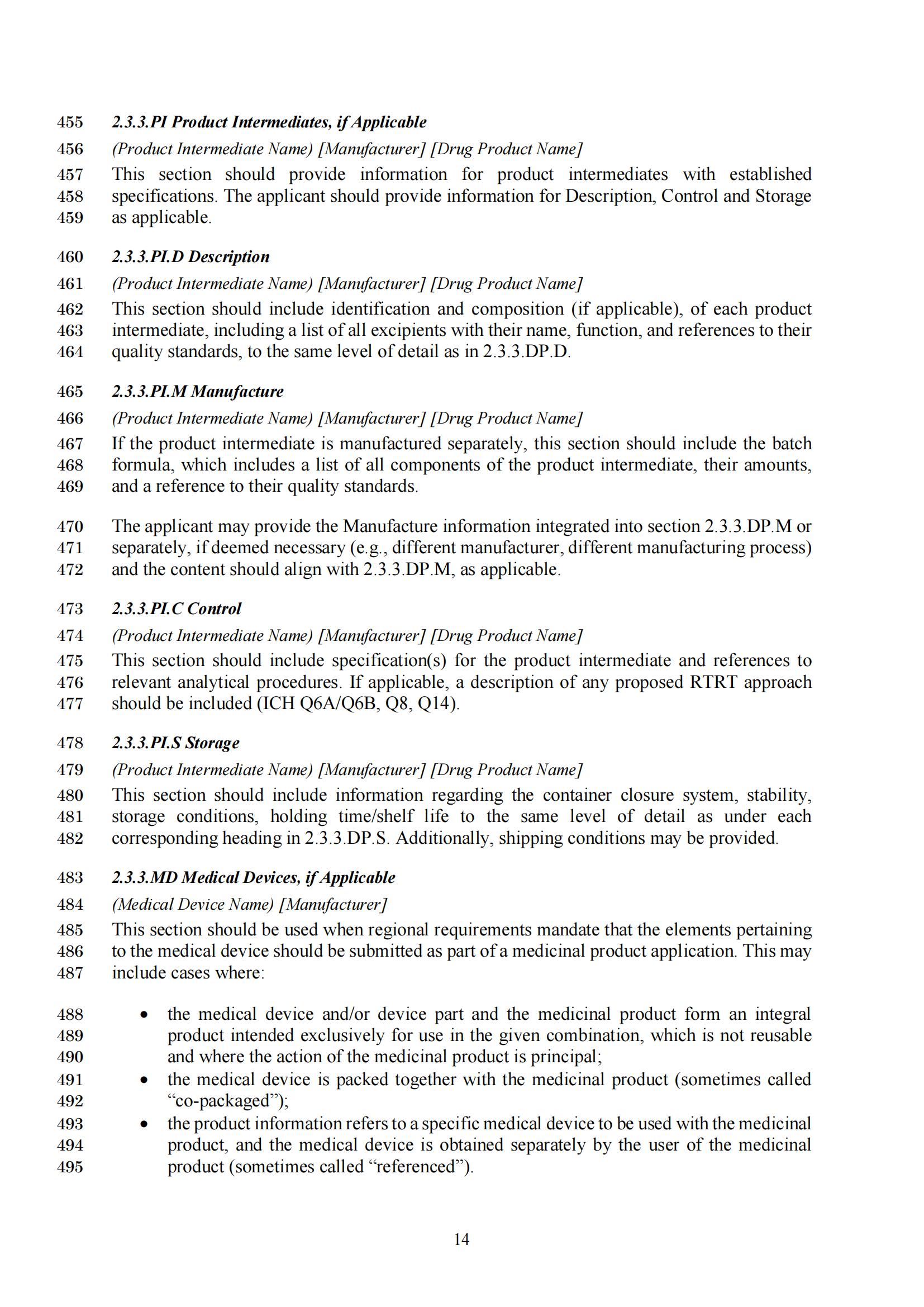 M4Q(R2)《人用药品注册通用技术文档：质量》（草案）2025年版(图19)