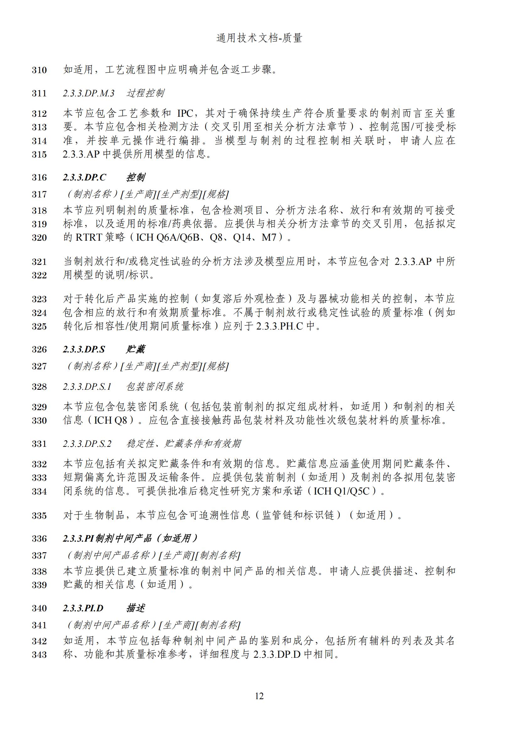 M4Q(R2)《人用药品注册通用技术文档：质量》（草案）2025年版(图75)