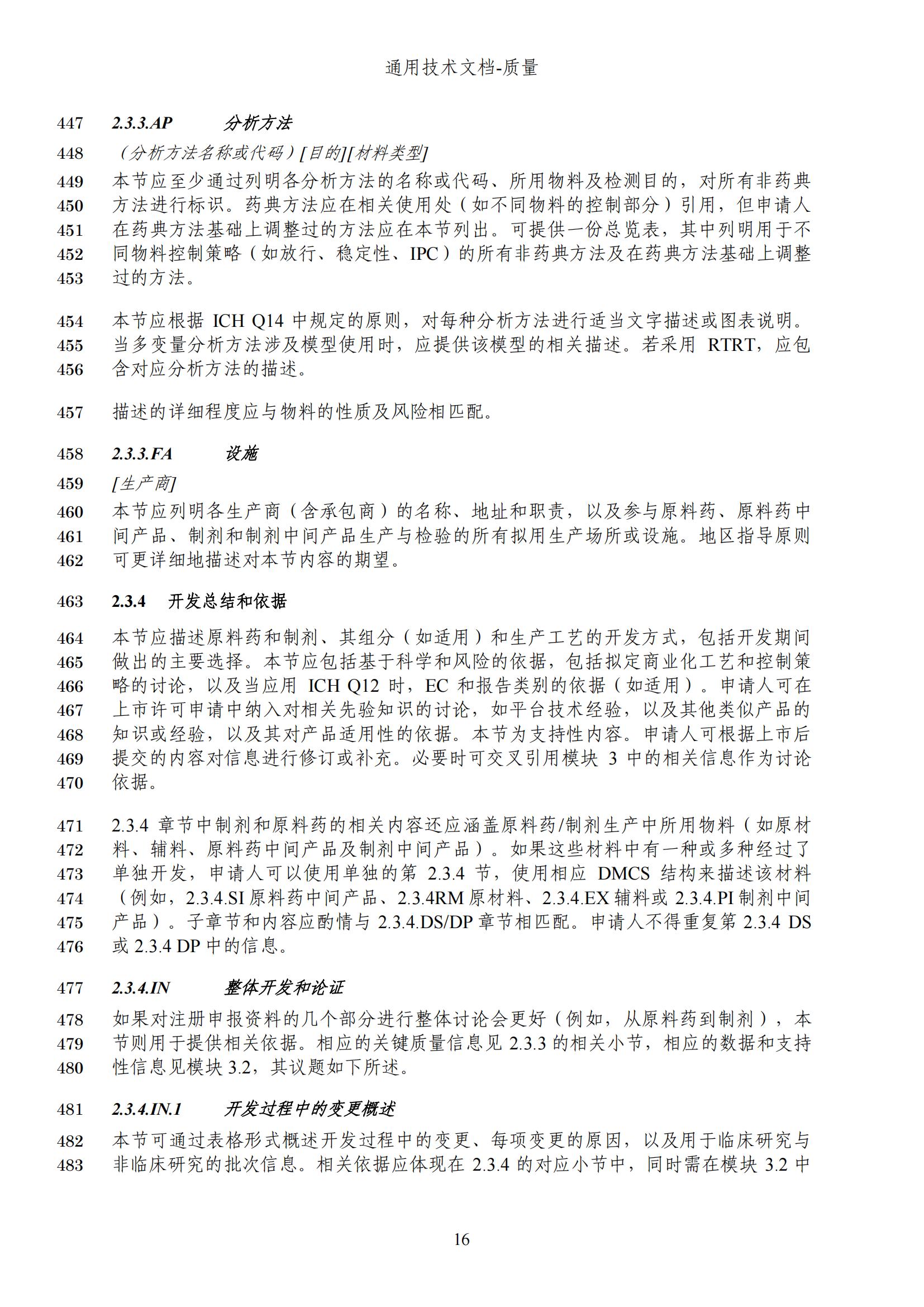 M4Q(R2)《人用药品注册通用技术文档：质量》（草案）2025年版(图79)