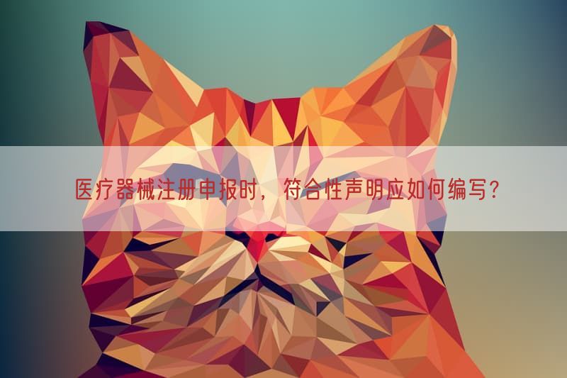 医疗器械注册申报时，符合性声明应如何编写？(图1)