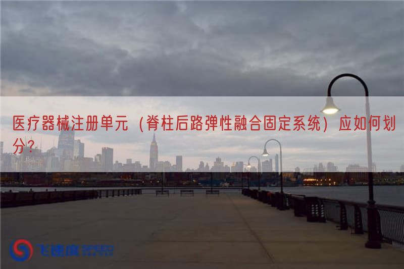 医疗器械注册单元（脊柱后路弹性融合固定系统）应如何划分？