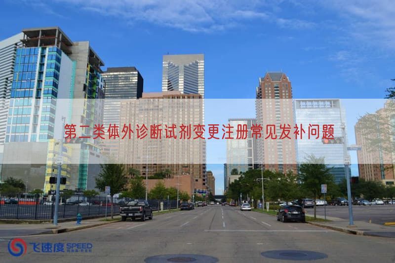 第二类体外诊断试剂变更注册常见发补问题