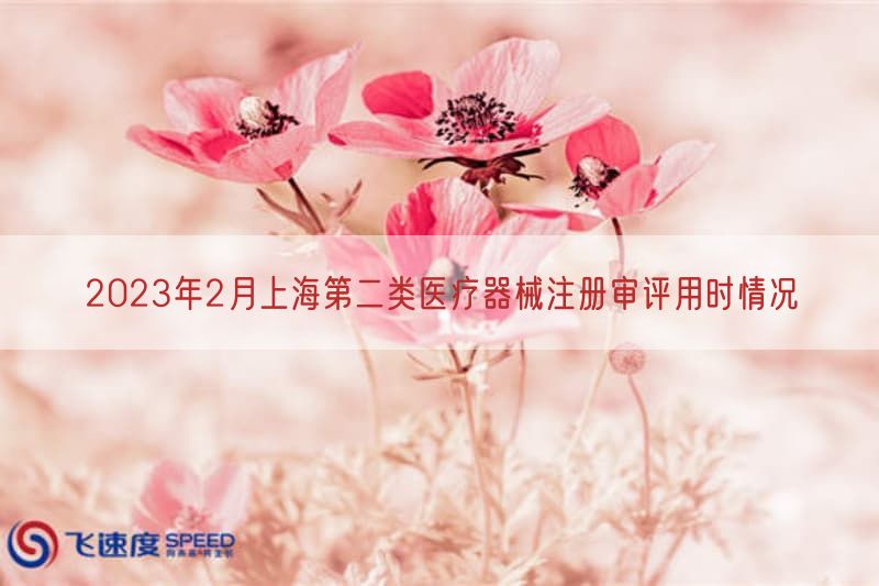 2023年2月上海第二类医疗器械注册审评用时情况