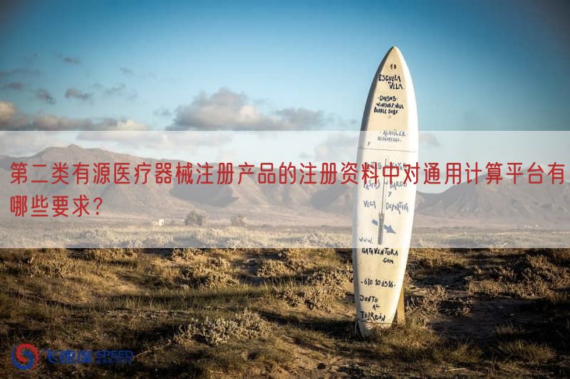 第二类有源医疗器械注册产品的注册资料中对通用计算平台有哪些要求？