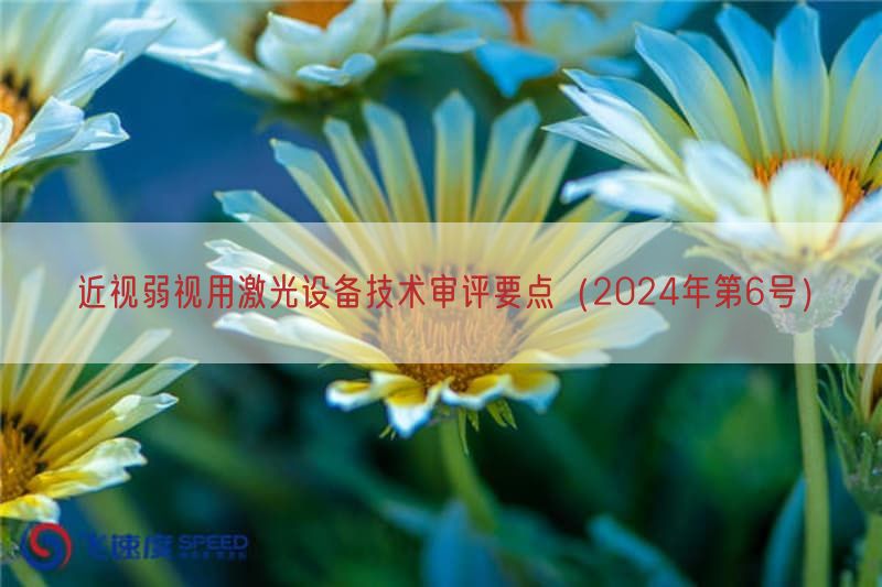 近视弱视用激光设备技术审评要点（2024年第6号）