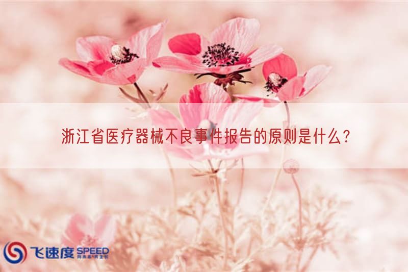 浙江省医疗器械不良事件报告的原则是什么？(图1)