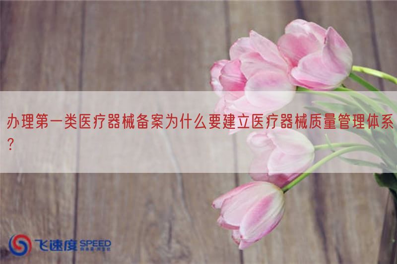 办理第一类医疗器械备案为什么要形成医疗器械质量管理体系？
