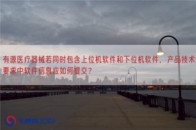 有源医疗器械若同时包括上位机软件与下位机软件，产品技术要求中软件信息应如何提交？