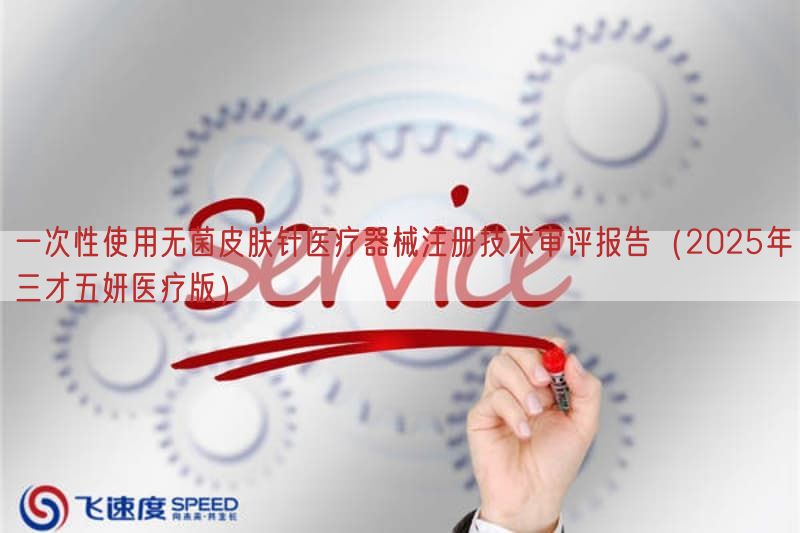 一次性使用无菌皮肤针医疗器械注册技术审评报告（2025年三才五妍医疗版）(图1)