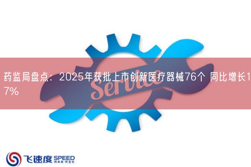 药监局盘点：2025年获批上市创新医疗器械76个 同比增长17%(图1)
