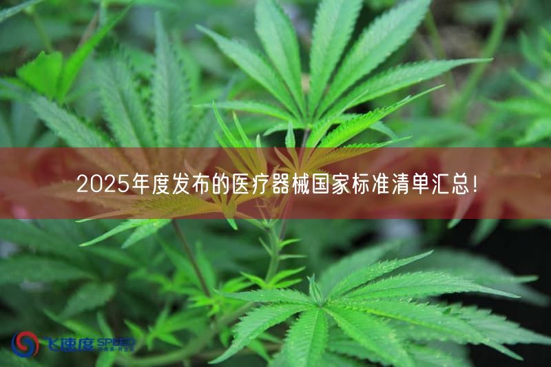 2025年度发布的医疗器械国家标准清单汇总！(图1)