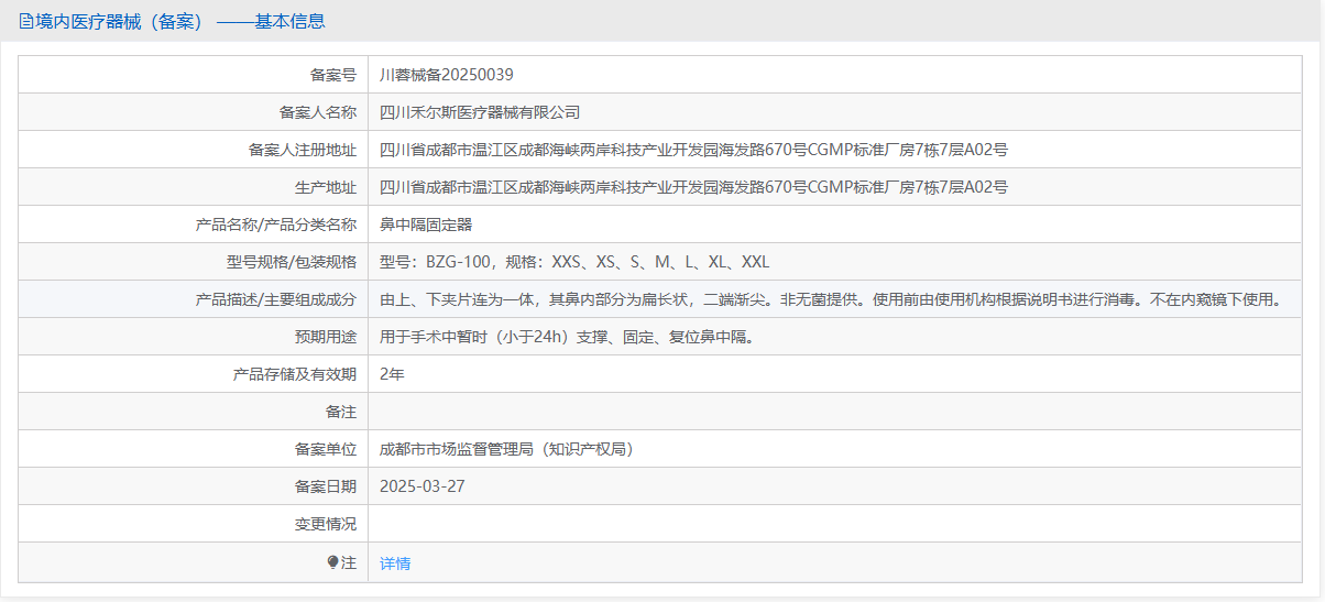 第一类医疗器械鼻中隔固定器备案办理流程及步骤周期指南(图1)
