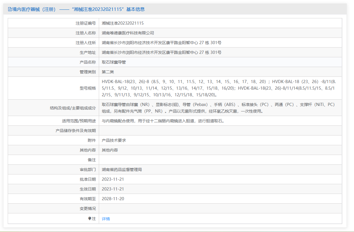 第二类医疗器械内窥镜取石球囊导管注册办理流程及步骤周期指南(图1) 第二类医疗器械内窥镜取石球囊导管注册办理流程及步骤周期指南(图1)