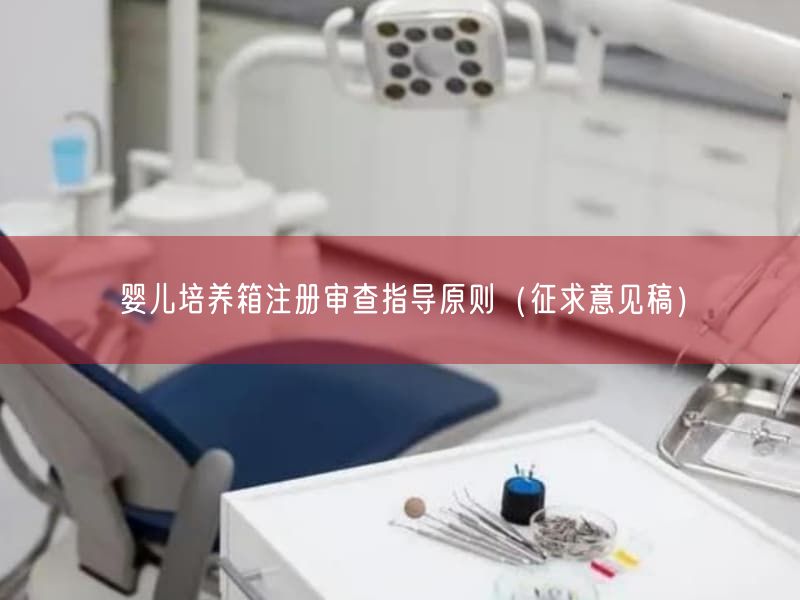 婴儿培养箱注册审查指导原则（征求意见稿）(图1)