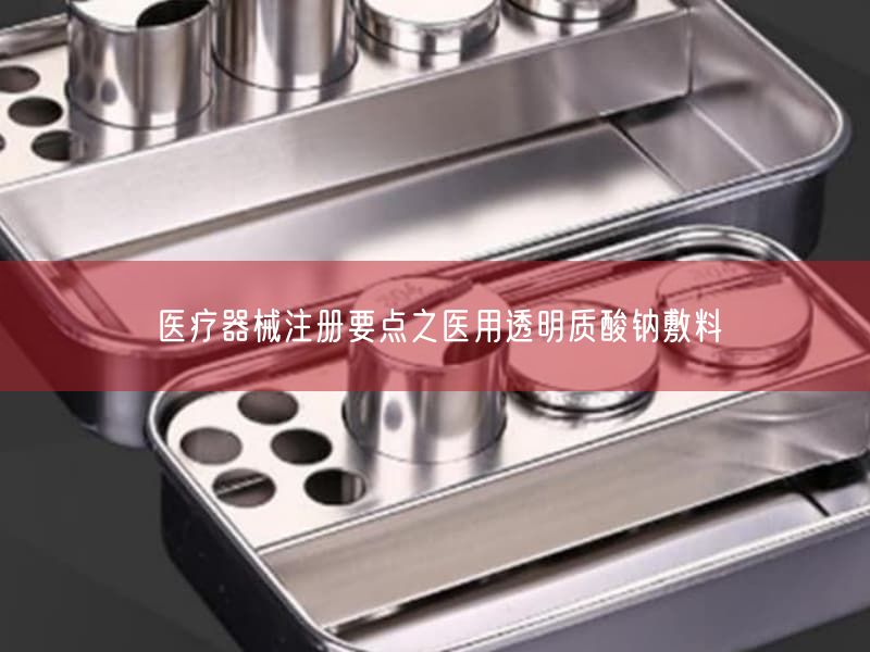 医疗器械注册要点之医用透明质酸钠敷料(图1) 医疗器械注册要点之医用透明质酸钠敷料(图1)