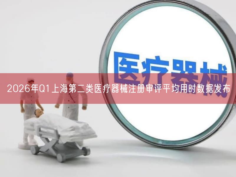 2026年Q1上海第二类医疗器械注册审评平均用时数据发布(图1)