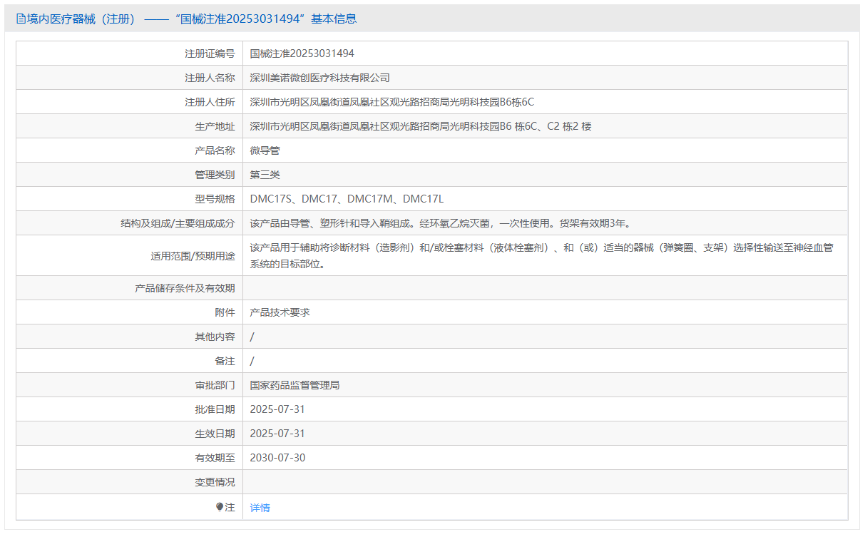 第三类医疗器械微导管注册办理流程及步骤周期指南(图1) 第三类医疗器械微导管注册办理流程及步骤周期指南(图1)